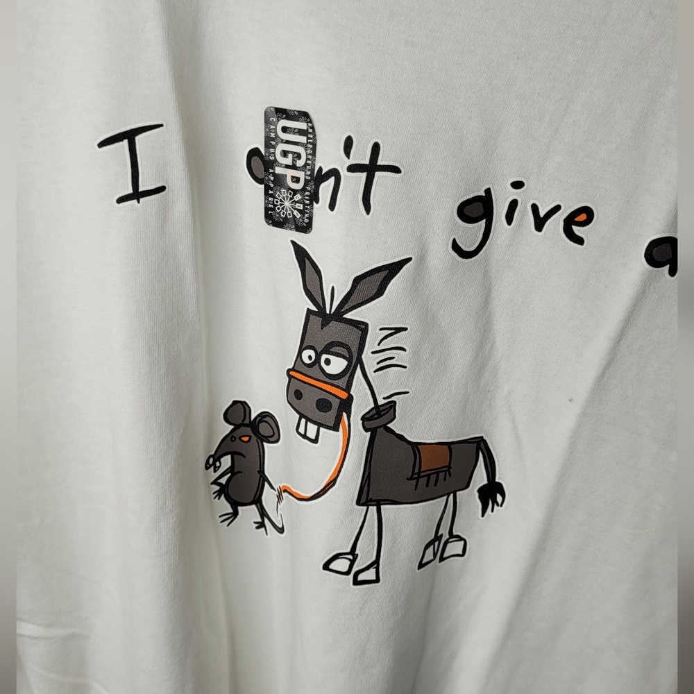 Men’s Sarcastic Novelty Don’t Care Shirt
